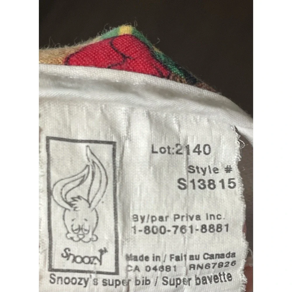 Snoozy's super bib